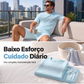 Conjunto de 2 peças: camiseta casual e shorts masculinos