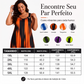 Vestido listrado sem mangas tamanho plus size feminino