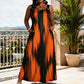 Vestido listrado sem mangas tamanho plus size feminino