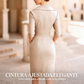✨Promoção Imperdível: 50% DE DESCONTO! 👗Vestido Tubarão com Gola Lapela Elegante e Bolsos