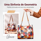 💎 Oferta Exclusiva 👜 Mala de Ombro Feminina Patchwork – Design único, espaço amplo & acessório elegante ✨