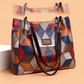 💎 Oferta Exclusiva 👜 Mala de Ombro Feminina Patchwork – Design único, espaço amplo & acessório elegante ✨