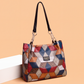 💎 Oferta Exclusiva 👜 Mala de Ombro Feminina Patchwork – Design único, espaço amplo & acessório elegante ✨