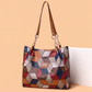 💎 Oferta Exclusiva 👜 Mala de Ombro Feminina Patchwork – Design único, espaço amplo & acessório elegante ✨