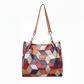 💎 Oferta Exclusiva 👜 Mala de Ombro Feminina Patchwork – Design único, espaço amplo & acessório elegante ✨