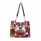 💎 Oferta Exclusiva 👜 Mala de Ombro Feminina Patchwork – Design único, espaço amplo & acessório elegante ✨