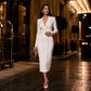 🔥 Nova Coleção 👗 Vestido Blazer Assimétrico Feminino com Botão Único ✨ corte sofisticado, estilo elegante & confiança em qualquer ocasião