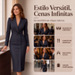 🔥 Nova Coleção 👗 Vestido Blazer Assimétrico Feminino com Botão Único ✨ corte sofisticado, estilo elegante & confiança em qualquer ocasião