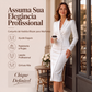 🔥 Nova Coleção 👗 Vestido Blazer Assimétrico Feminino com Botão Único ✨ corte sofisticado, estilo elegante & confiança em qualquer ocasião