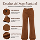 🔥 Tendência Atual 👖 Calças Femininas de Perna Larga às Riscas – Design Elegante, Corte Confortável & Visual Alongado ✨