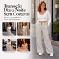 🔥 Tendência Atual 👖 Calças Femininas de Perna Larga às Riscas – Design Elegante, Corte Confortável & Visual Alongado ✨