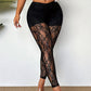 💎 Oferta Exclusiva ✨ Calças Femininas de Renda em Mesh Transparente – Design Elegante, Detalhes Sofisticados & Estilo Moderno 🌸