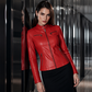 🔥 50% DESCONTO ✨ Casaco Feminino em Pele Sintética – Corte Ajustado & Estilo Moderno e Sofisticado 🖤