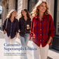 🍂 Trendy Keuze ✨ Dames Casual Geruite Knoop-Cardigan 🧥 Zachte Comfort, Tijdloos Ruitpatroon & Veelzijdige Stijl