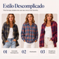 🍂 Trendy Keuze ✨ Dames Casual Geruite Knoop-Cardigan 🧥 Zachte Comfort, Tijdloos Ruitpatroon & Veelzijdige Stijl