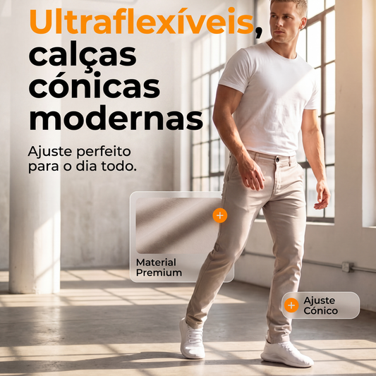 🌟 Oferta Especial ✨ Calças Femininas Stretch Modernas de Perna Justa 👖 Ajuste Confortável, Flexíveis & Estilo Elegante