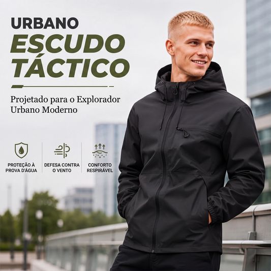 ✨ Estilo Outdoor ✨ Casaco Masculino Desportivo Liso 🧥 Corte Confortável, Design Leve & Visual Casual Versátil