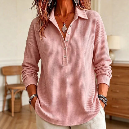 ✨ PROMOÇÃO ESPECIAL 👕 Camisola Feminina de Malha com Manga Comprida – Corte Solto & Conforto Diário 💕