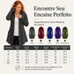🎉 PREÇO ESPECIAL DE HOJE 🧥 Casaco de Moletão Feminino com Capuz e Fecho – Comprimento Médio & Conforto Diário ✨