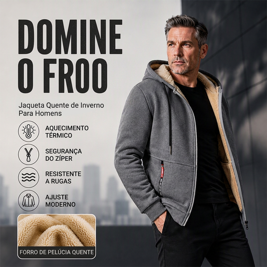 🔥 OFERTA LIMITADA 🧥 Jaqueta Masculina de Inverno com Capuz ✨ Aquecimento Confortável, Estilo Moderno & Proteção nos Dias Frios